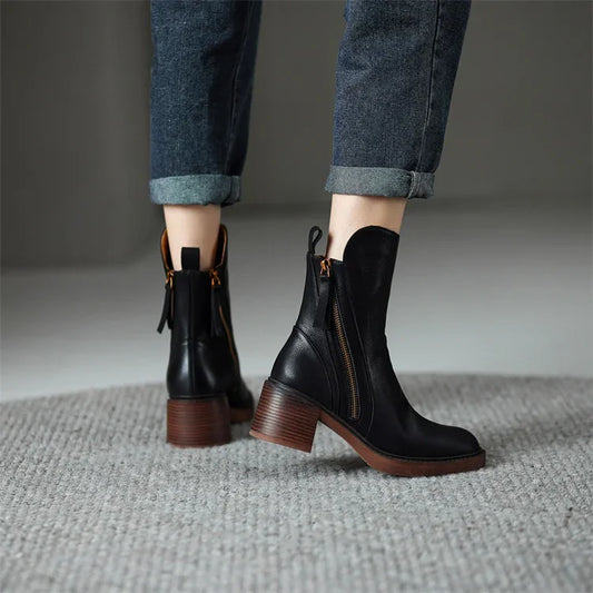 Faye - Zip Up Boots