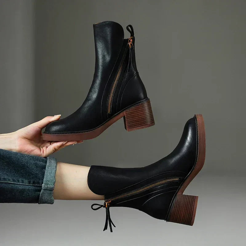 Faye - Zip Up Boots